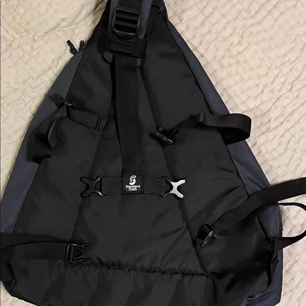 NWOT Standard Cloth Dark Gray Sling Backpack